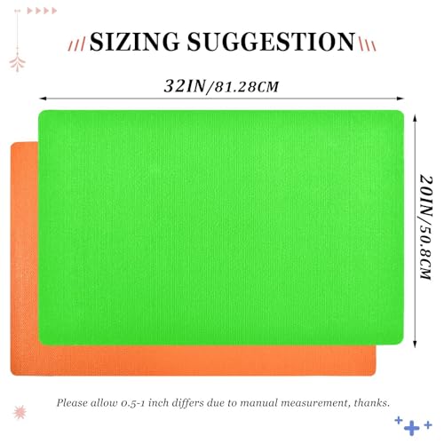 famyily Kitchen Rug 32x20in Non Slip Rubber Doormats Entrance Mat Absorbent for Entrance Living Room Balcony Kitchen Neon Green