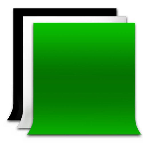 CanadianStudio Upgraded Photo Studio Continuous Umbrella 1000 watt equivalent output Lighting kit Black/White/Green High Key Muslin Backdrop Stand light Kit for Portrait Photography,Studio and Video Shooting