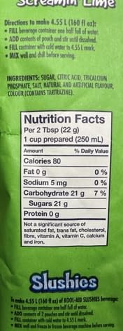 Kool-Aid Screamin' Lime Mix 392g (Pack of 2)