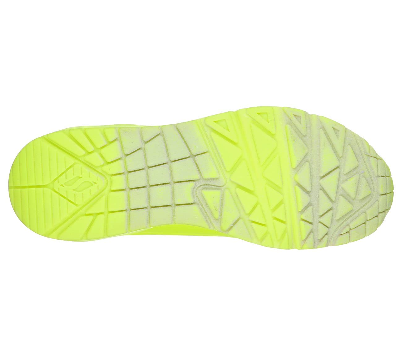 Skechers Women's Street, Uno - Neon Nights Sneaker, Lime, 7