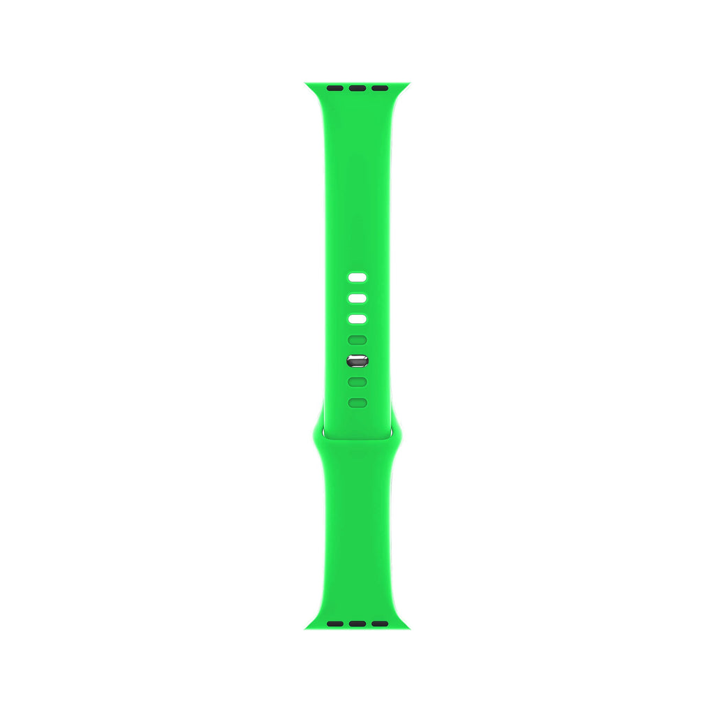DONEGANI SB for Apple Watch Strap Band Se Ultra 2 Women 40mm 44mm 46mm 42mm 45mm 41mm 38mm 49mm Series 10 9 8 7 6 5 4 3 Bracelet Men Sport Silicone Fluorescent Green