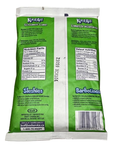 Kool-Aid Screamin' Lime Mix 392g (Pack of 2)