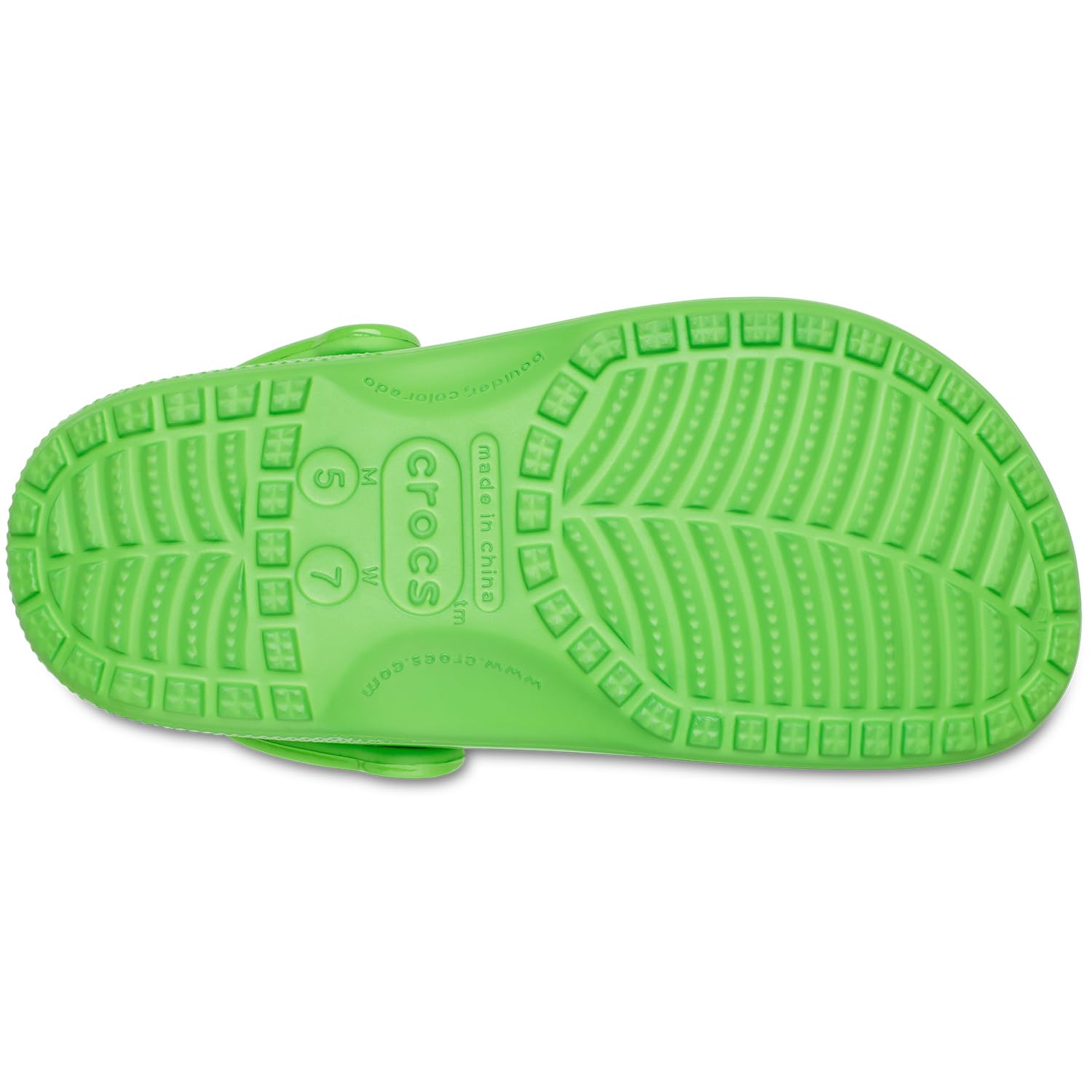 Crocs Unisex-Adult Classic Clog, Clogs for Women and Men, Green Slime, 12 Women/10 Men