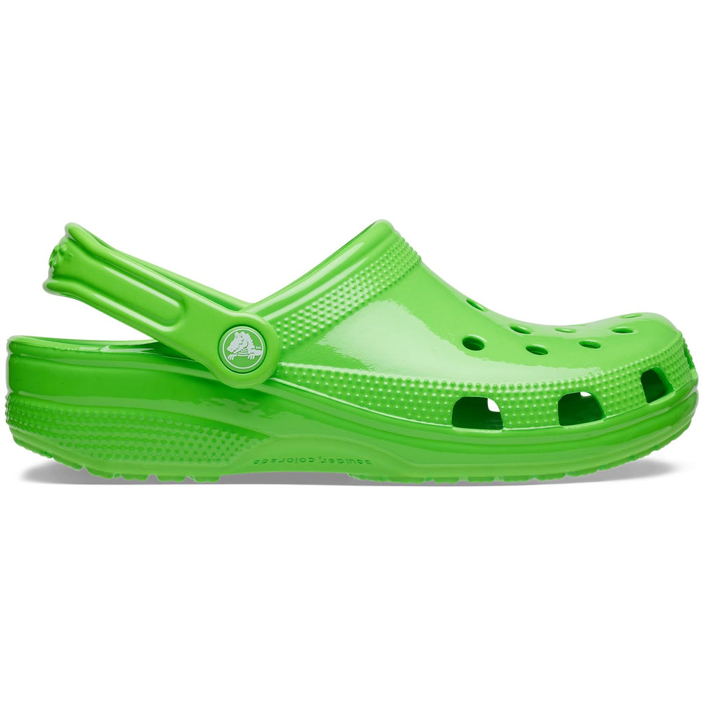 Crocs Unisex-Adult Classic Clog, Clogs for Women and Men, Green Slime, 12 Women/10 Men