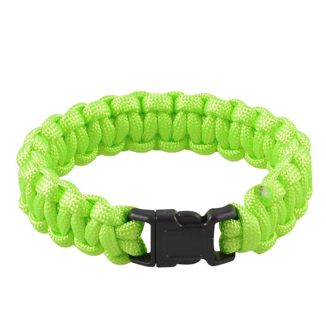 Ruilogod 9" Plastic Side Release Bracelet Neon Green 220Lbs