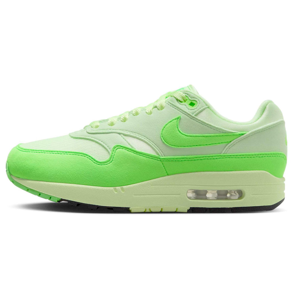 Nike Women's Air Max 1 '87 Shoes, Vapor Green/Barely Volt/Black/Green Strike, Size 7
