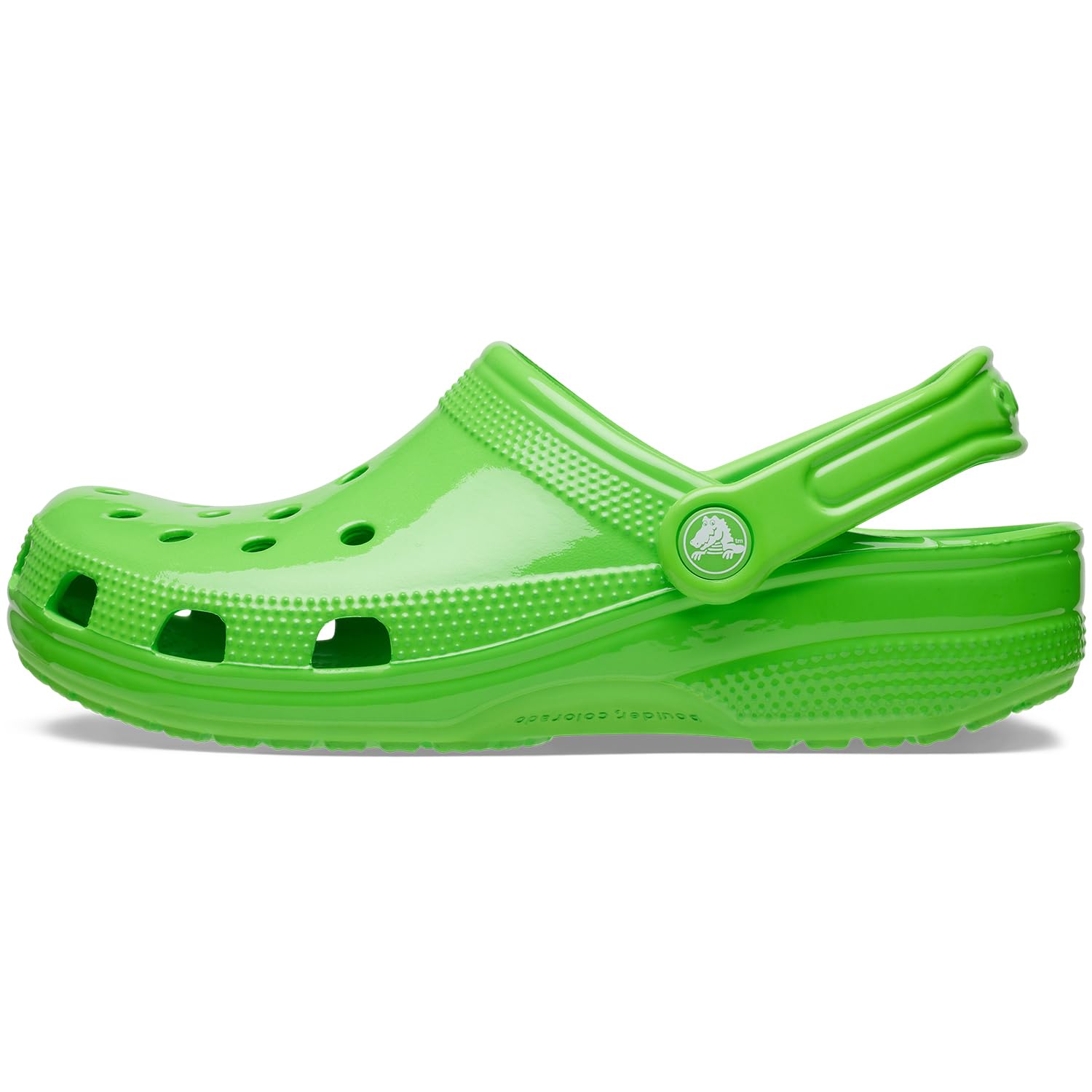 Crocs Unisex-Adult Classic Clog, Clogs for Women and Men, Green Slime, 12 Women/10 Men
