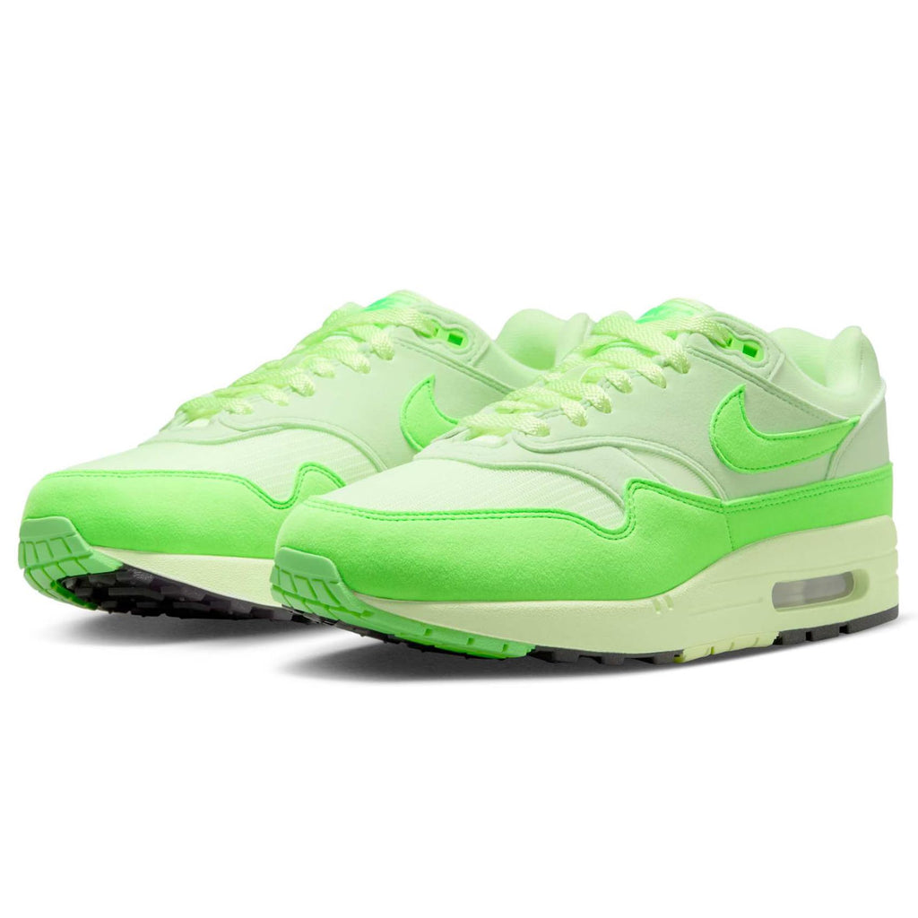Nike Women's Air Max 1 '87 Shoes, Vapor Green/Barely Volt/Black/Green Strike, Size 7