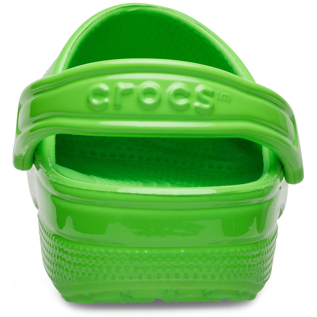 Crocs Unisex-Adult Classic Clog, Clogs for Women and Men, Green Slime, 12 Women/10 Men