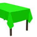 Party Essentials Heavy Duty Plastic Table Cover, 54 x 108", Neon Green