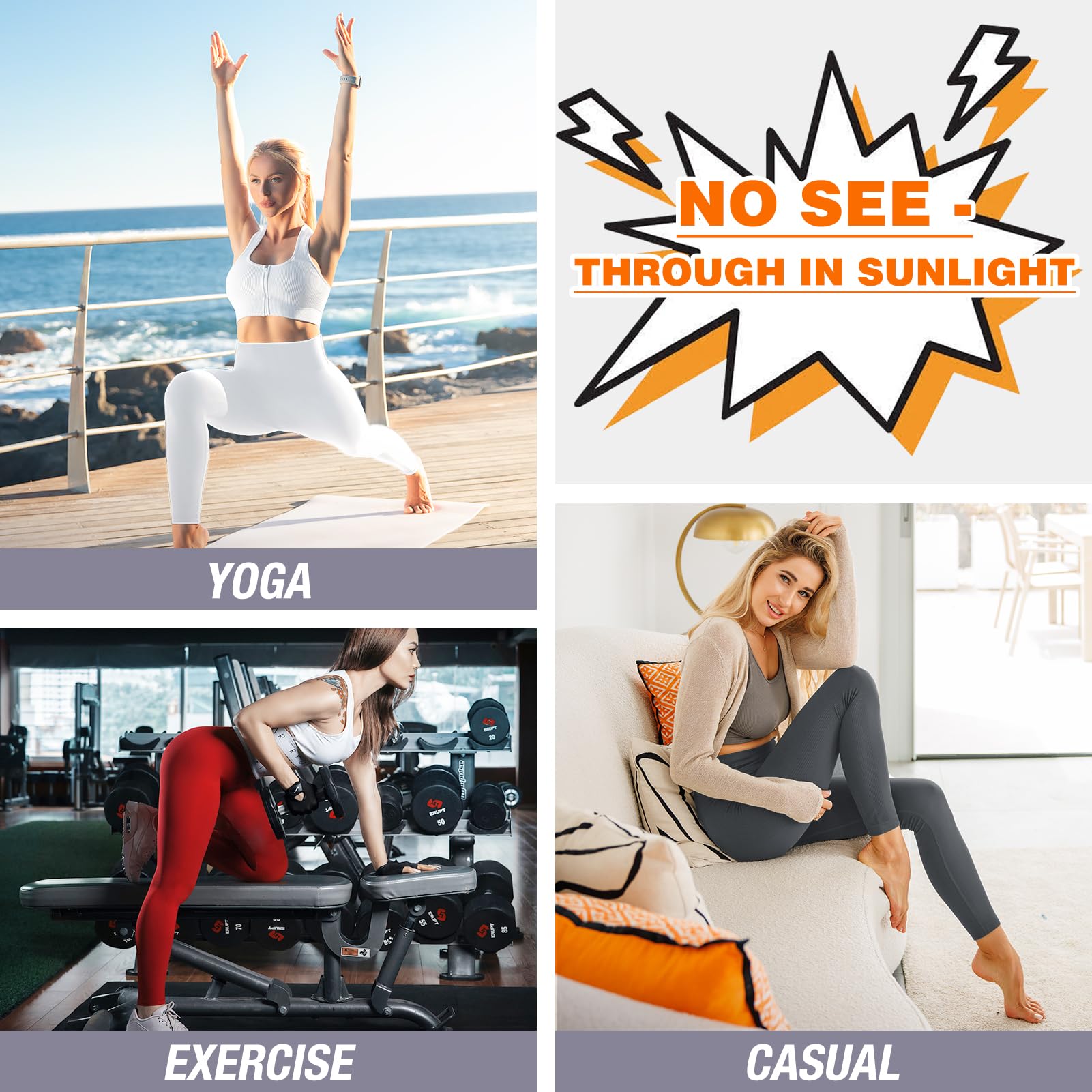 Leggings neon green for Women