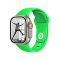 DONEGANI SB for Apple Watch Strap Band Se Ultra 2 Women 40mm 44mm 46mm 42mm 45mm 41mm 38mm 49mm Series 10 9 8 7 6 5 4 3 Bracelet Men Sport Silicone Fluorescent Green