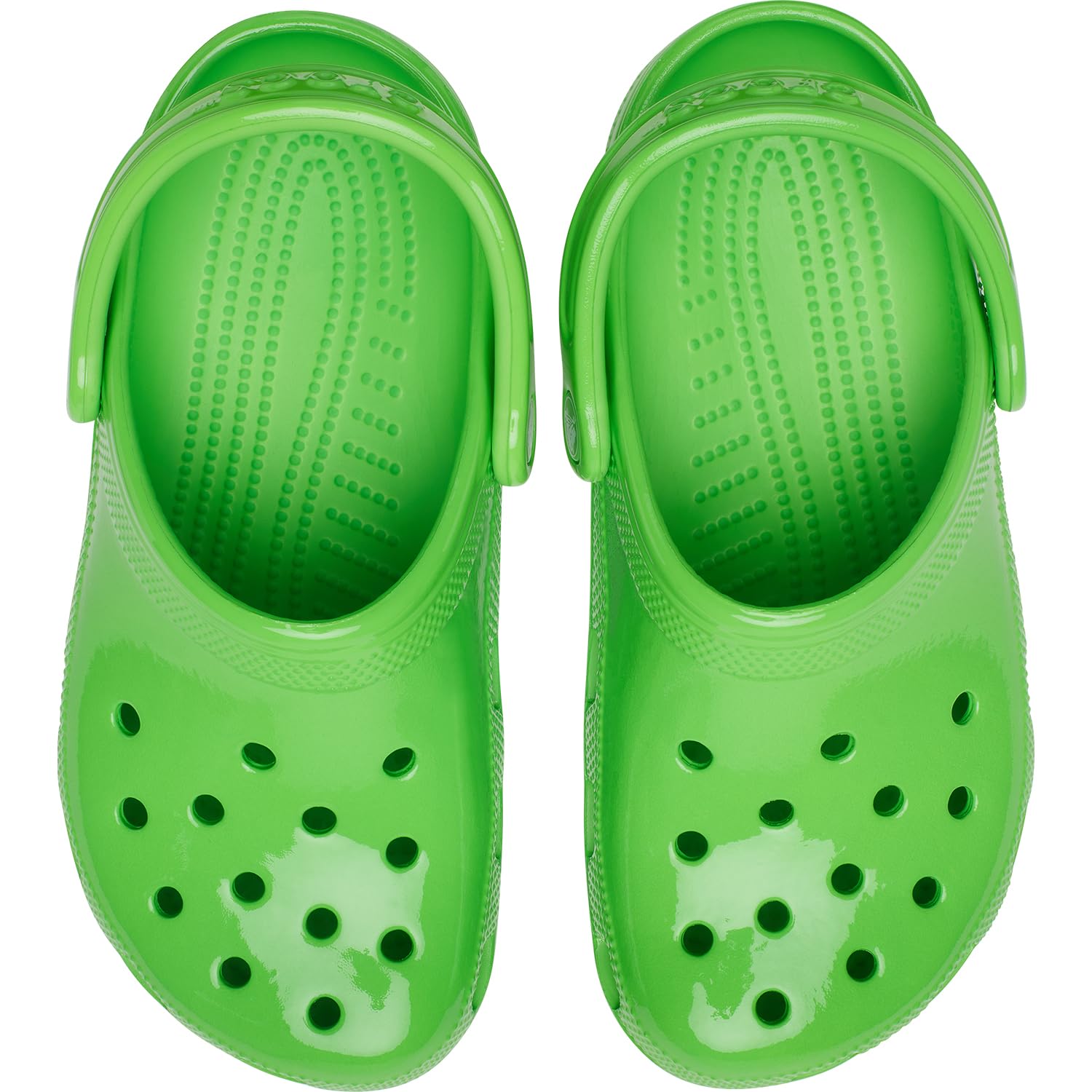 Crocs Unisex-Adult Classic Clog, Clogs for Women and Men, Green Slime, 12 Women/10 Men