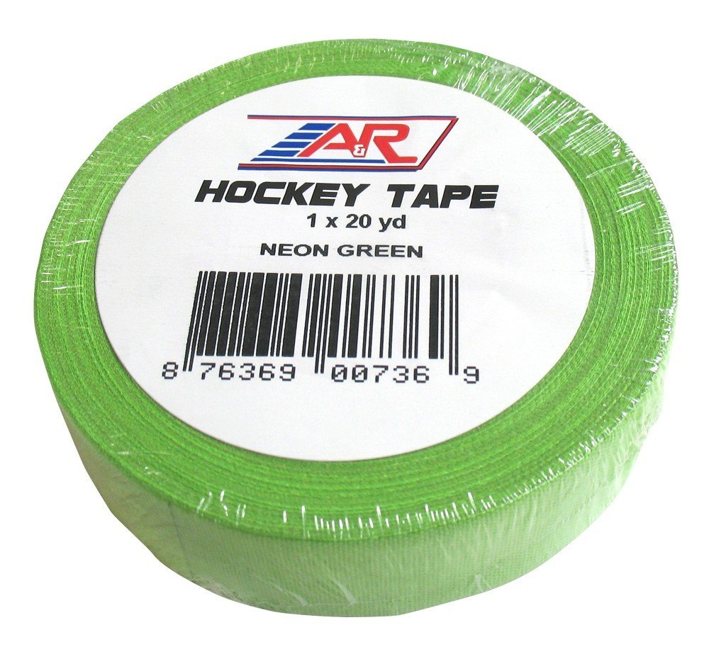 A&R Sports ITAPE120NG Hockey Tape, Neon Green