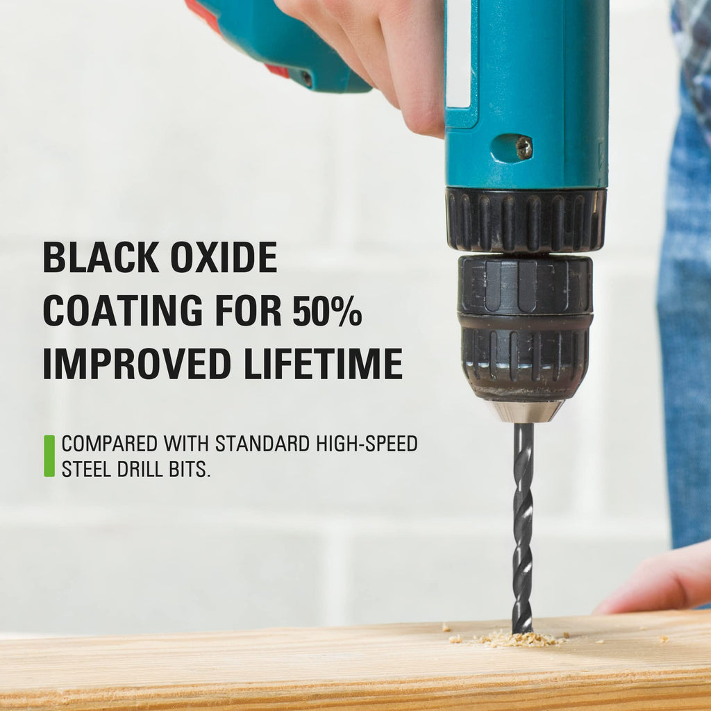 Neon green 60 Piece Bit Set with