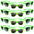 ASTARON 12 Pack Party Sunglasses Bulk Neon Party Favors for Beach Wedding Party Pool Party Supplies, Green