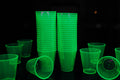 DirectGlow 2oz Neon UV Blacklight Reactive Glow Party Shot Glasses (200-Count, Green)