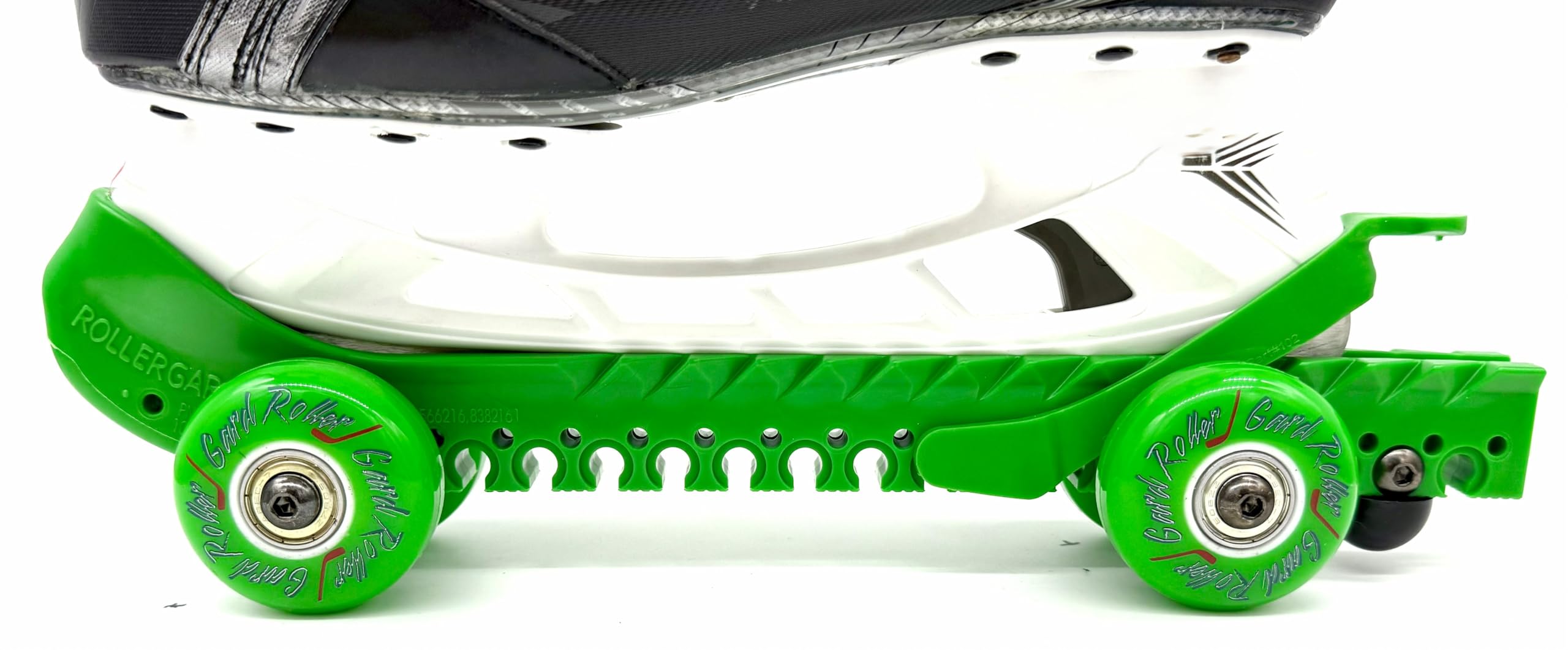 RollerGard Hockey Ice Skate Guards, One Size Fits Most, Neon Green
