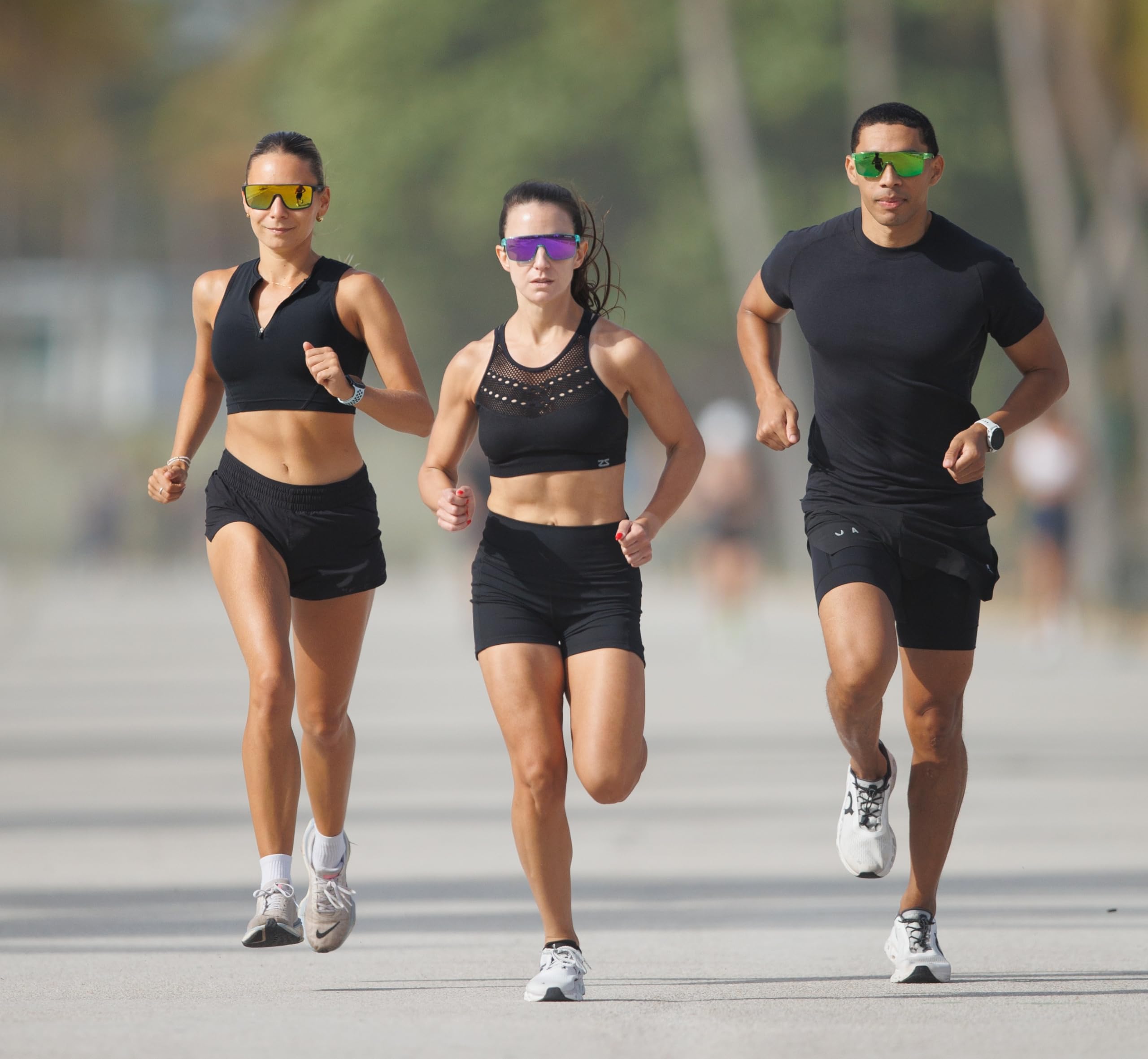 Tifosi Sanctum Sunglasses, Ideal For Cycling, Golf, Hiking, Running, Tennis & Pickleball, Lifestyle, Neon Hyper Lime (Green Mirror With With Anti Reflective Coating (Ar)), Medium-Large