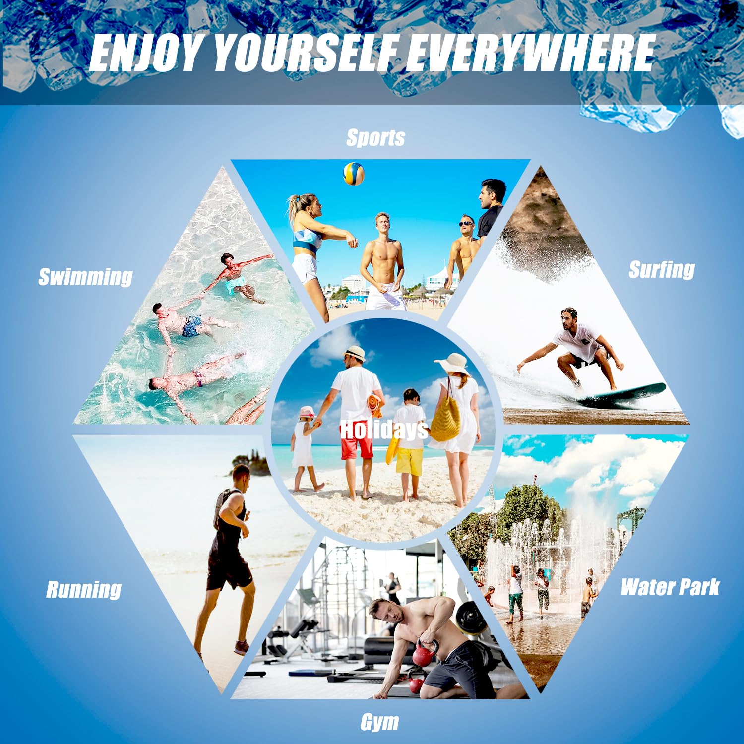 LUCOWEE Mens Swimming Trunks with Compression Liner no Chafe Soft Lined Swim Trunks Quick Dry UPF 50+ Stretchy 7 inch Inseam Bathing Suit Shorts Neon Green Small